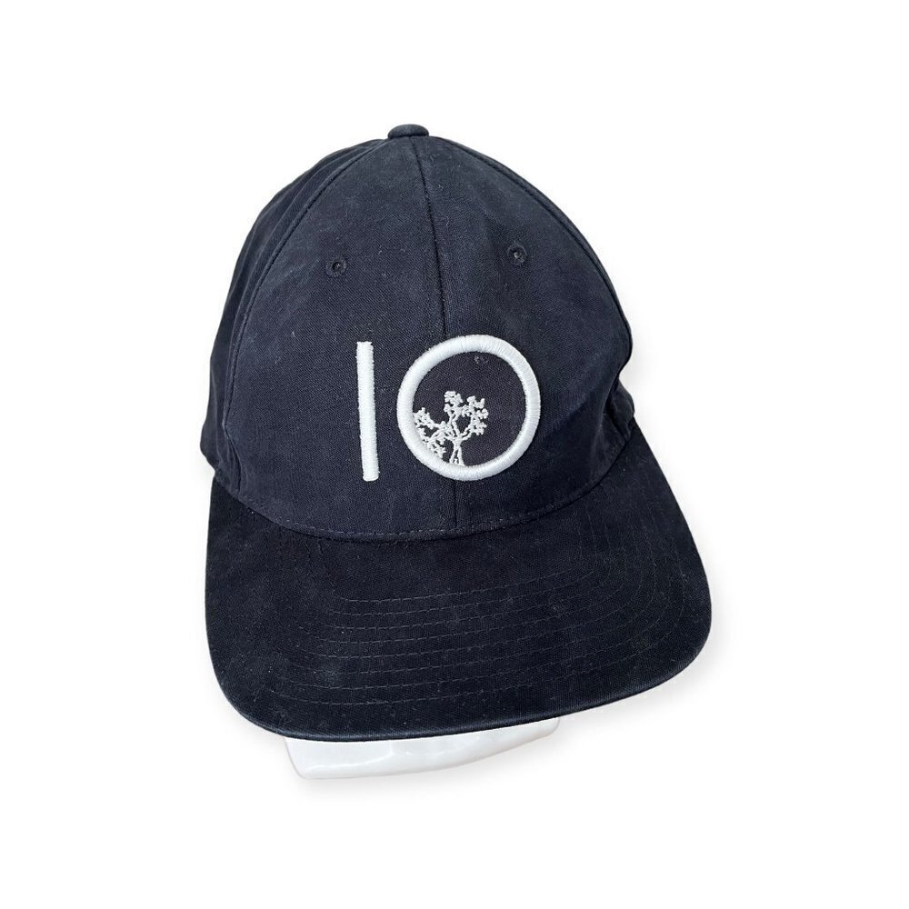 Tentree Black Fitted Embroidered Strapback Hat Size L-XL